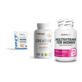 Einsteiger-Set: NNT Whey + ProFuel Creatine + BioTech Multivit – alle enthaltenen Artikel