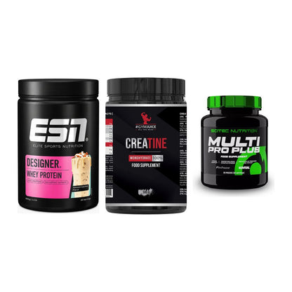 Einsteiger-Set: ESN Designer + #GYMJUICE + Scitec Multi Pro – alle enthaltenen Artikel