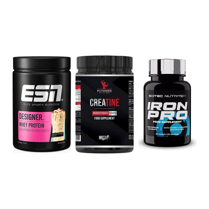 Einsteiger-Set: ESN Designer + #GYMJUICE + Scitec Iron Pro – alle enthaltenen Artikel