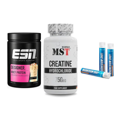 Einsteiger-Set: ESN Designer + MST Creatin HCL + Body Attack – alle enthaltenen Artikel