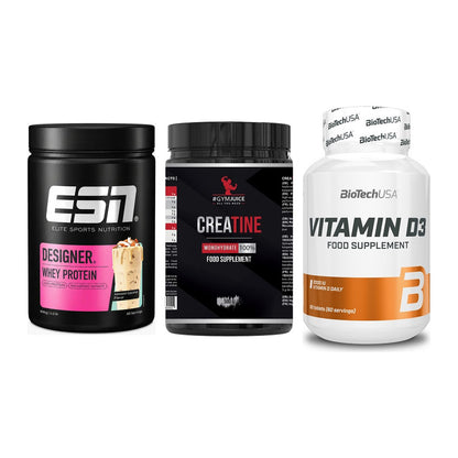Einsteiger-Set: ESN Designer + #GYMJUICE + BioTech Vitamin – alle enthaltenen Artikel