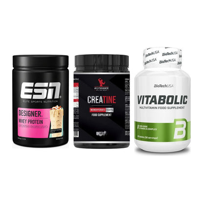 Einsteiger-Set: ESN Designer + #GYMJUICE + BioTech Vitaboli – alle enthaltenen Artikel
