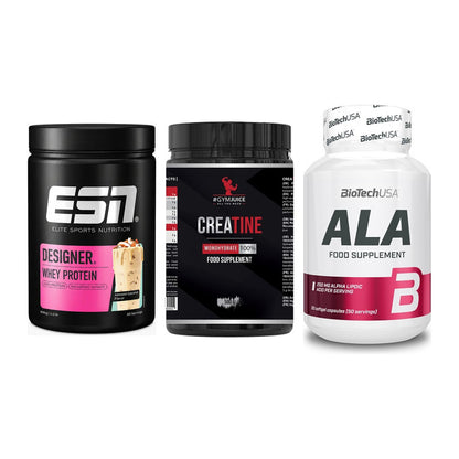 Einsteiger-Set: ESN Designer + #GYMJUICE + BioTech ALA – alle enthaltenen Artikel