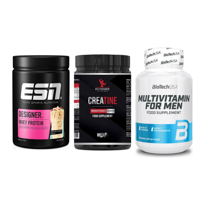Einsteiger-Set: ESN Designer + #GYMJUICE + BioTech Multivit – alle enthaltenen Artikel