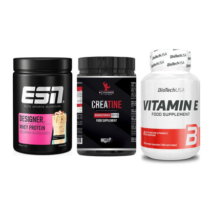 Einsteiger-Set: ESN Designer + #GYMJUICE + BioTech Vitamin – alle enthaltenen Artikel