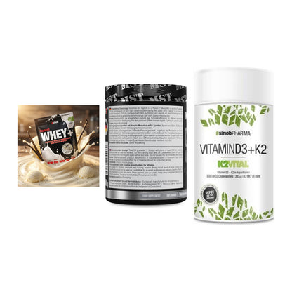 Einsteiger-Set: Sinob Honest + MST Creatin + Sinob Vitamin D3 – alle enthaltenen Artikel