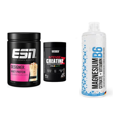 Einsteiger-Set: ESN Designer + Weider Intense + MST Magnesium B6 – alle enthaltenen Artikel