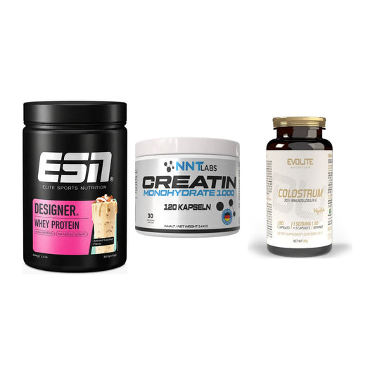 Einsteiger-Set: ESN Designer + NNT Creatin 1000 + Evolite Nutritio – alle enthaltenen Artikel