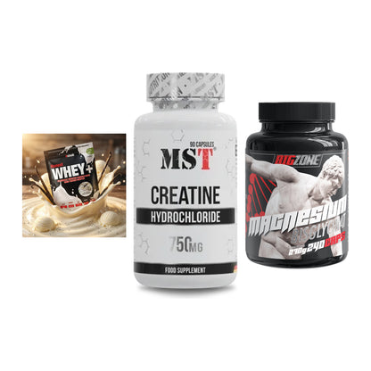 Einsteiger-Set: Sinob Honest + MST Creatin HCL + Big Zone Magnesi – alle enthaltenen Artikel