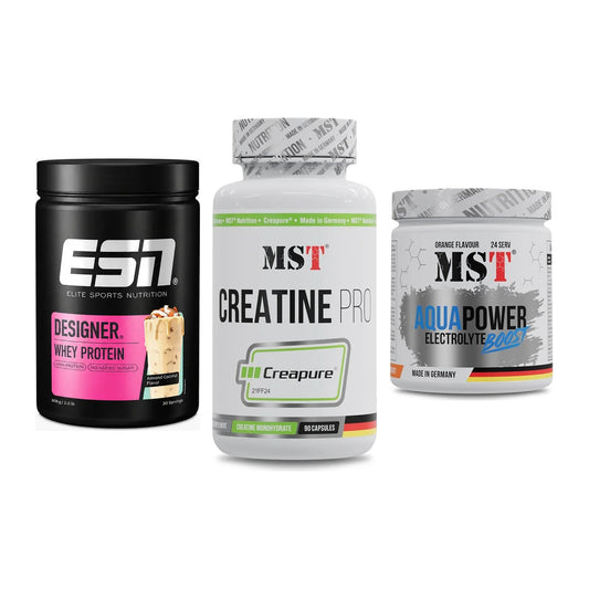 Einsteiger-Set: ESN Designer + MST Creatine Pro + MST Aqua Power – alle enthaltenen Artikel