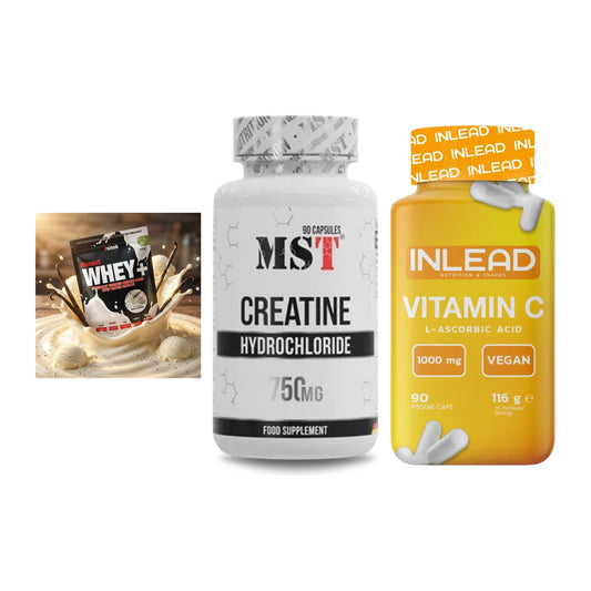 Einsteiger-Set: Sinob Honest + MST Creatin HCL + INLEAD Vitamin C – alle enthaltenen Artikel