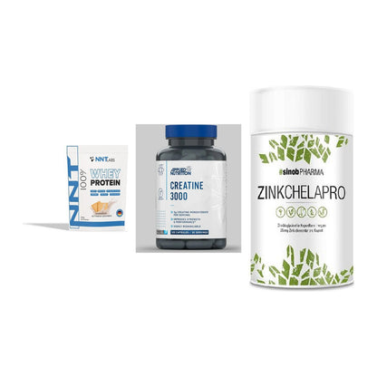 Einsteiger-Set: NNT Whey + Applied Nutritio + Sinob Zink – alle enthaltenen Artikel