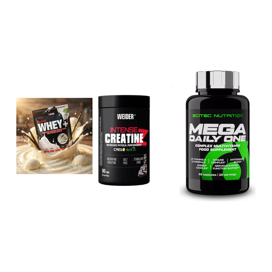 Einsteiger-Set: Sinob Honest + Weider Intense + Scitec Mega – alle enthaltenen Artikel