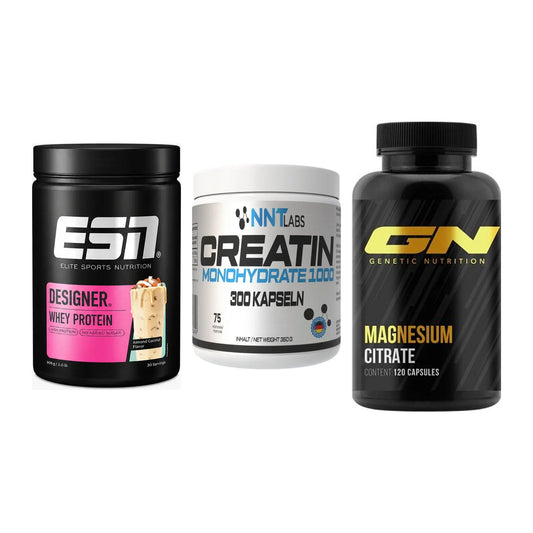 Einsteiger-Set: ESN Designer + NNT Creatin 1000 + GN Magnesium – alle enthaltenen Artikel