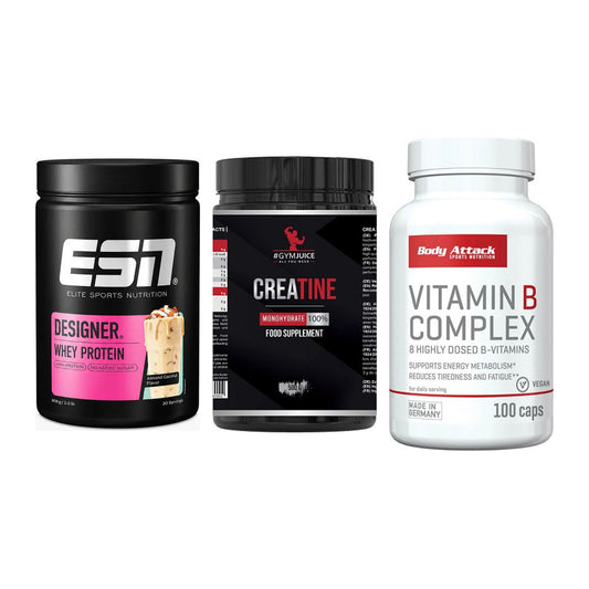 Einsteiger-Set: ESN Designer + #GYMJUICE + Body Attack – alle enthaltenen Artikel