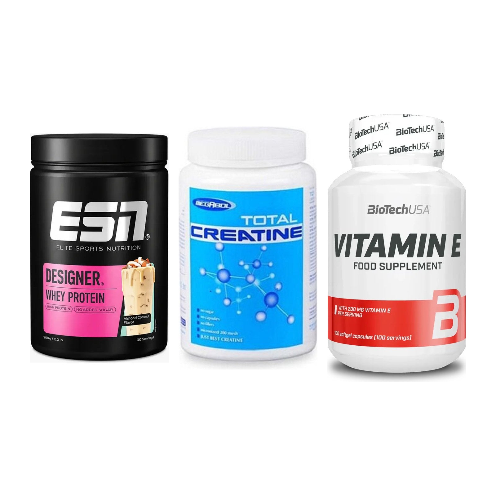 Einsteiger-Set: ESN Designer + Megabol Total + BioTech Vitamin – alle enthaltenen Artikel