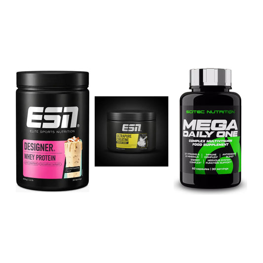 Einsteiger-Set: ESN Designer + ESN Ultrapure + Scitec Mega – alle enthaltenen Artikel