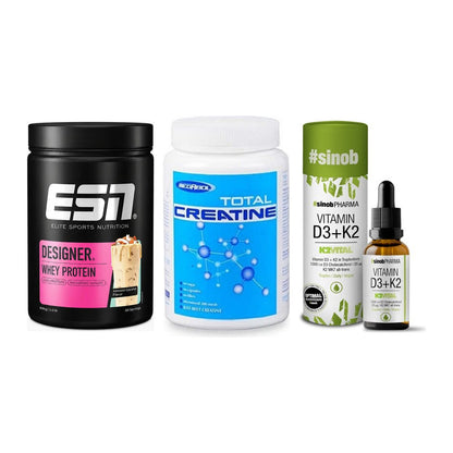 Einsteiger-Set: ESN Designer + Megabol Total + Sinob Vitamin D3 – alle enthaltenen Artikel