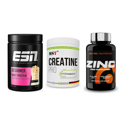 Einsteiger-Set: ESN Designer + MST Creatin Pro + Scitec Zinc – alle enthaltenen Artikel