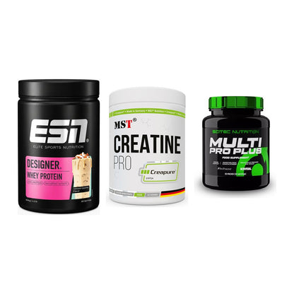 Einsteiger-Set: ESN Designer + MST Creatin Pro + Scitec Multi Pro – alle enthaltenen Artikel