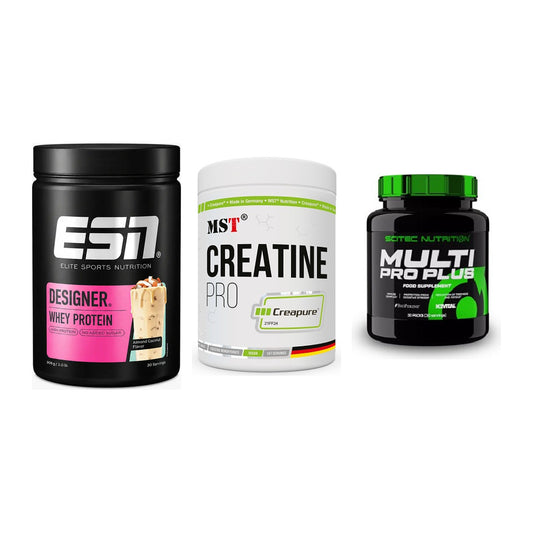 Einsteiger-Set: ESN Designer + MST Creatin Pro + Scitec Multi Pro – alle enthaltenen Artikel