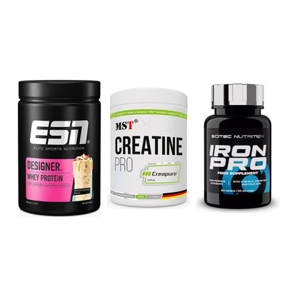 Einsteiger-Set: ESN Designer + MST Creatin Pro + Scitec Iron Pro – alle enthaltenen Artikel