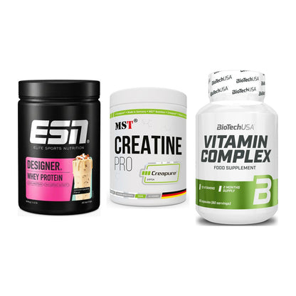 Einsteiger-Set: ESN Designer + MST Creatin Pro + BioTech Vitamin – alle enthaltenen Artikel