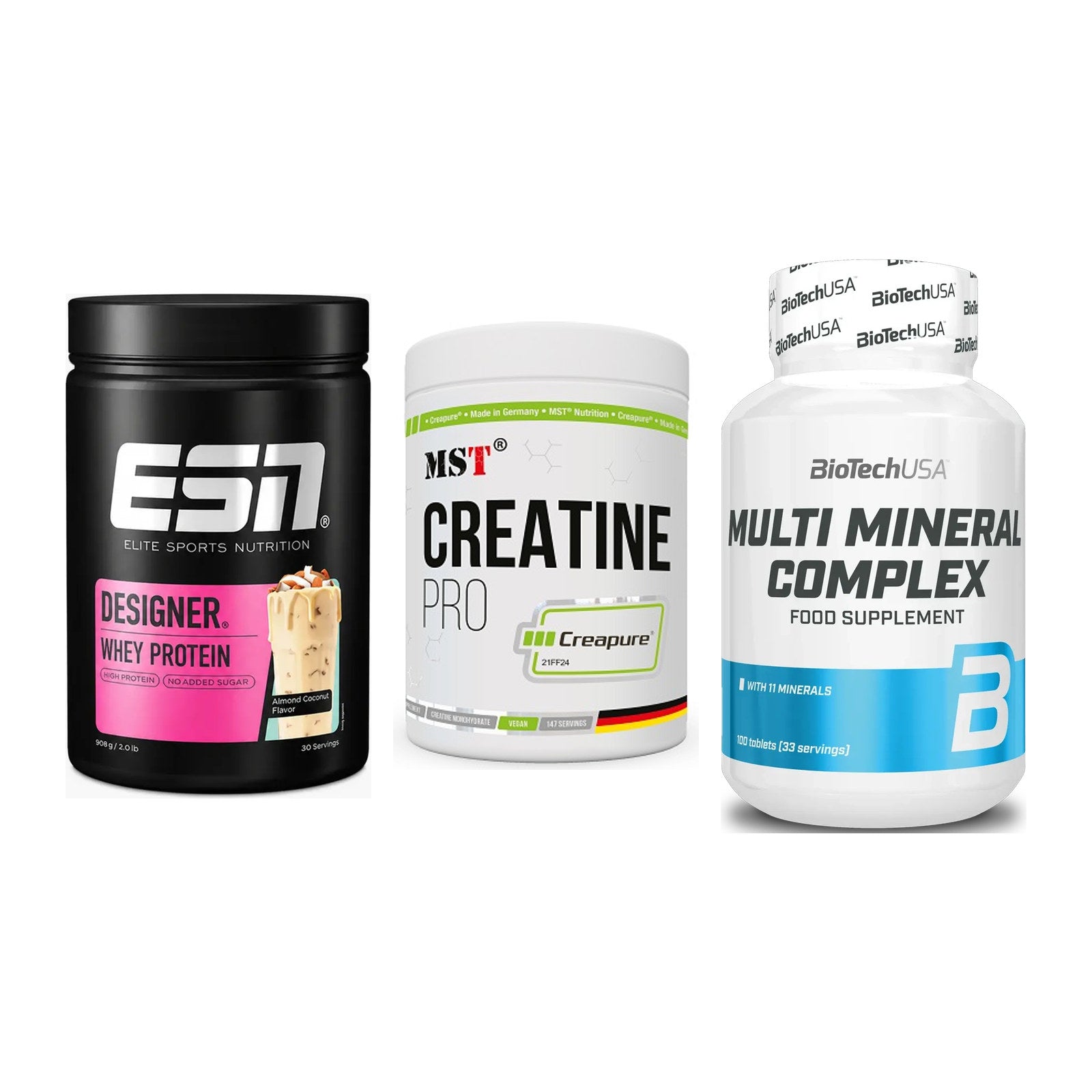 Einsteiger-Set: ESN Designer + MST Creatin Pro + BioTech Multi – alle enthaltenen Artikel