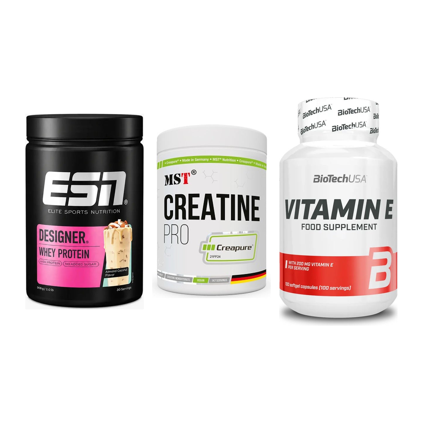 Einsteiger-Set: ESN Designer + MST Creatin Pro + BioTech Vitamin – alle enthaltenen Artikel