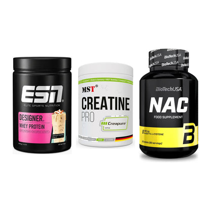 Einsteiger-Set: ESN Designer + MST Creatin Pro + BioTech NAC – alle enthaltenen Artikel