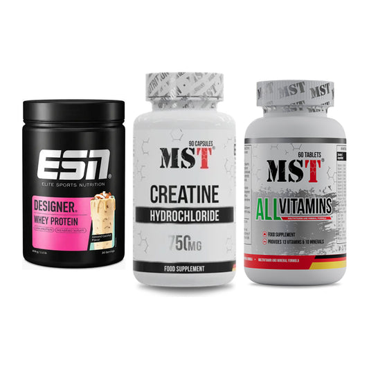 Einsteiger-Set: ESN Designer + MST Creatin HCL + MST All Vitamins – alle enthaltenen Artikel