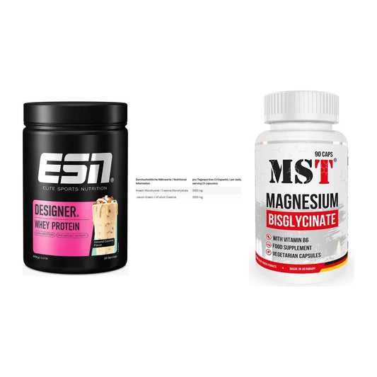 Einsteiger-Set: ESN Designer + INLEAD Creatine + MST Magnesium – alle enthaltenen Artikel