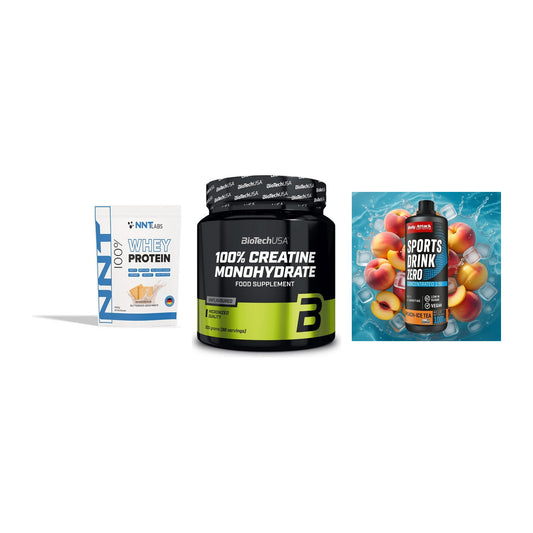 Einsteiger-Set: NNT Whey + BioTech Creatine + Body Attack – alle enthaltenen Artikel