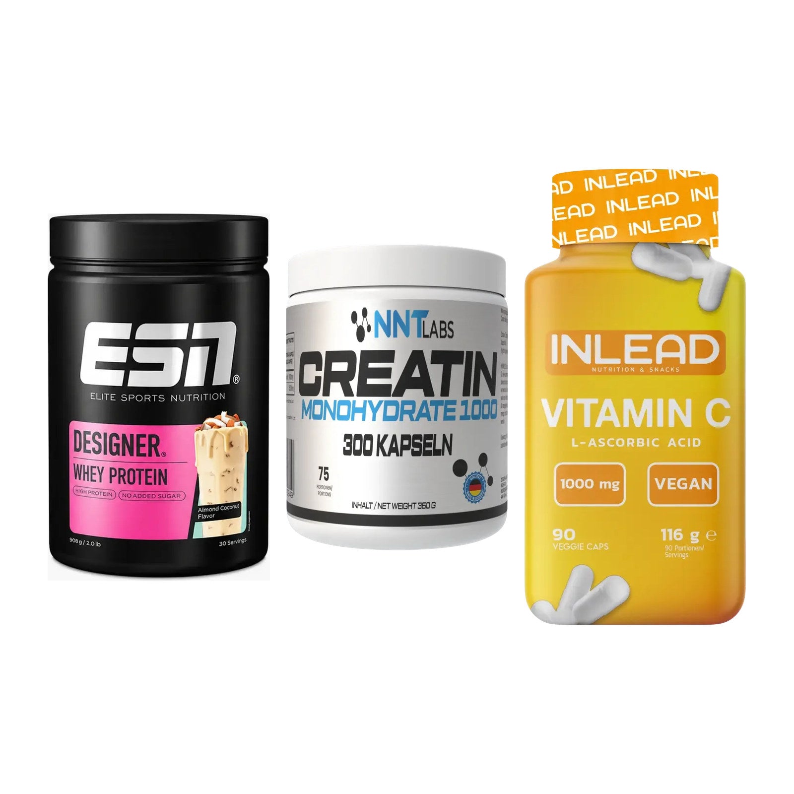 Einsteiger-Set: ESN Designer + NNT Creatin 1000 + INLEAD Vitamin C – alle enthaltenen Artikel