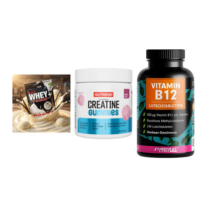 Einsteiger-Set: Sinob Honest + Nutrend Creatine + ProFuel Vitamin – alle enthaltenen Artikel