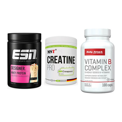 Einsteiger-Set: ESN Designer + MST Creatin Pro + Body Attack – alle enthaltenen Artikel