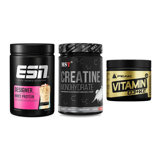 Einsteiger-Set: ESN Designer + MST Creatin + Peak Vitamin – alle enthaltenen Artikel