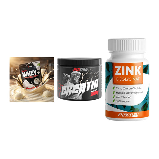 Einsteiger-Set: Sinob Honest + Big Zone Creatin + ProFuel Zink – alle enthaltenen Artikel