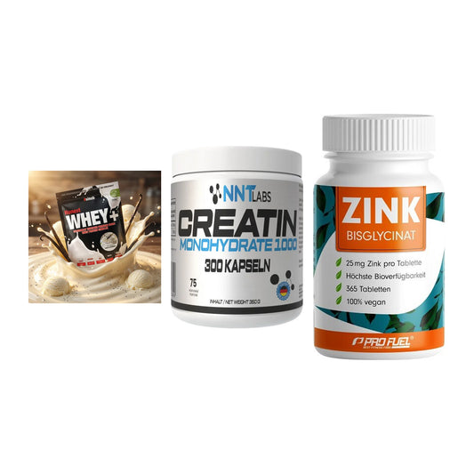 Einsteiger-Set: Sinob Honest + NNT Creatin 1000 + ProFuel Zink – alle enthaltenen Artikel