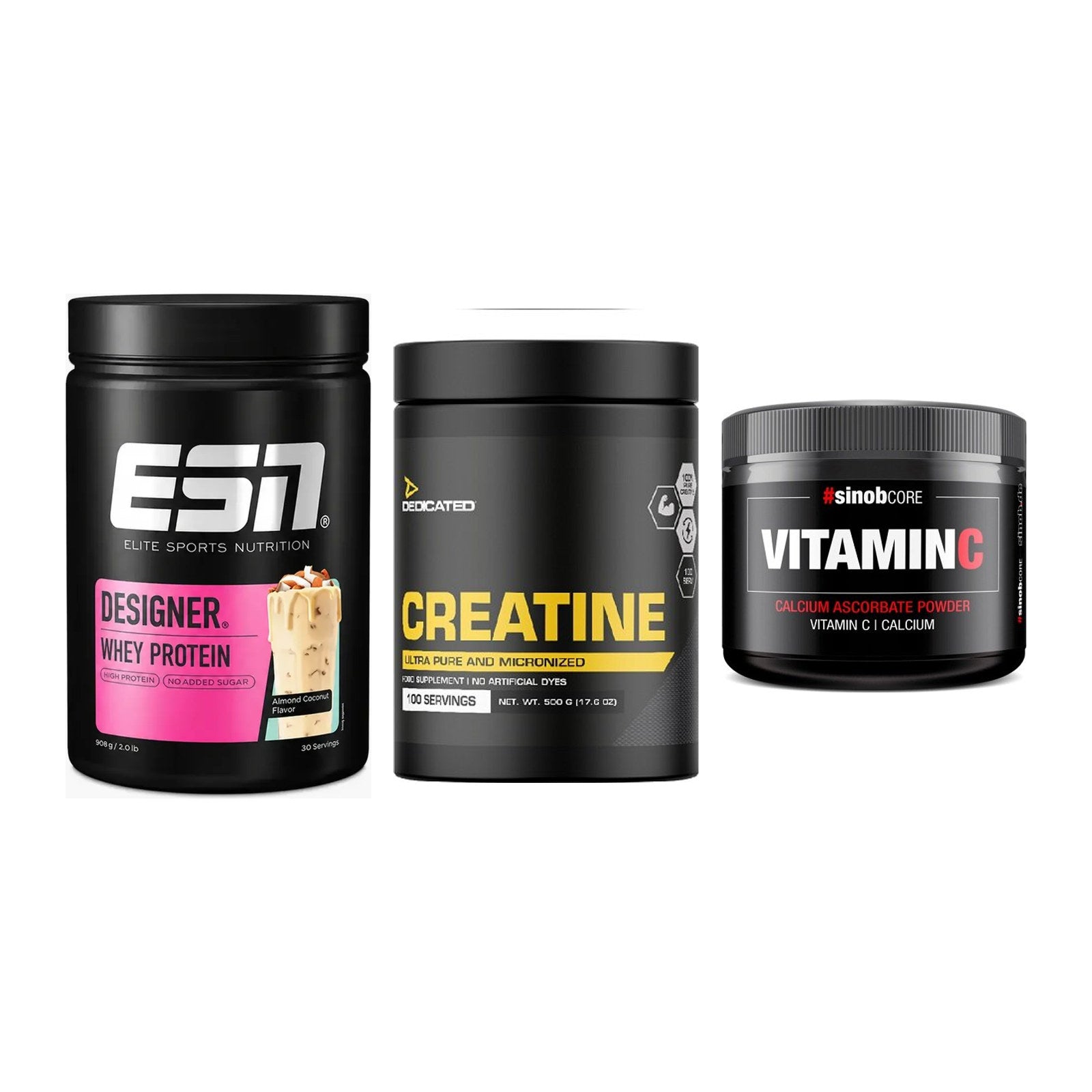Einsteiger-Set: ESN Designer + Dedicated + Sinob Vitamin C – alle enthaltenen Artikel