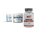 Einsteiger-Set: NNT Whey + NNT Creatin 1000 mg + MST Magnesium Taurat – alle enthaltenen Artikel