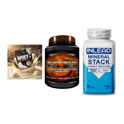Einsteiger-Set: Sinob Honest + Scitec Crea-Bomb + INLEAD Mineral – alle enthaltenen Artikel