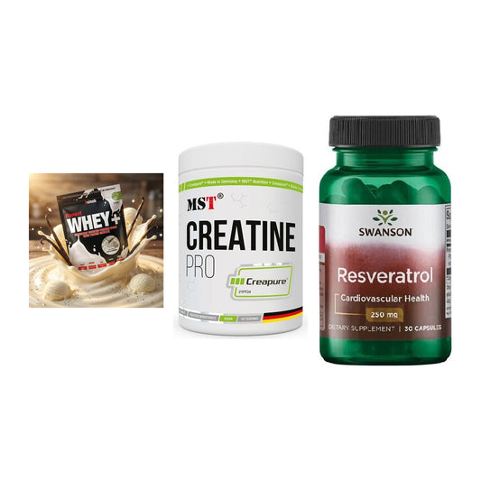 Einsteiger-Set: Sinob Honest + MST Creatin Pro + Swanson Resverat – alle enthaltenen Artikel