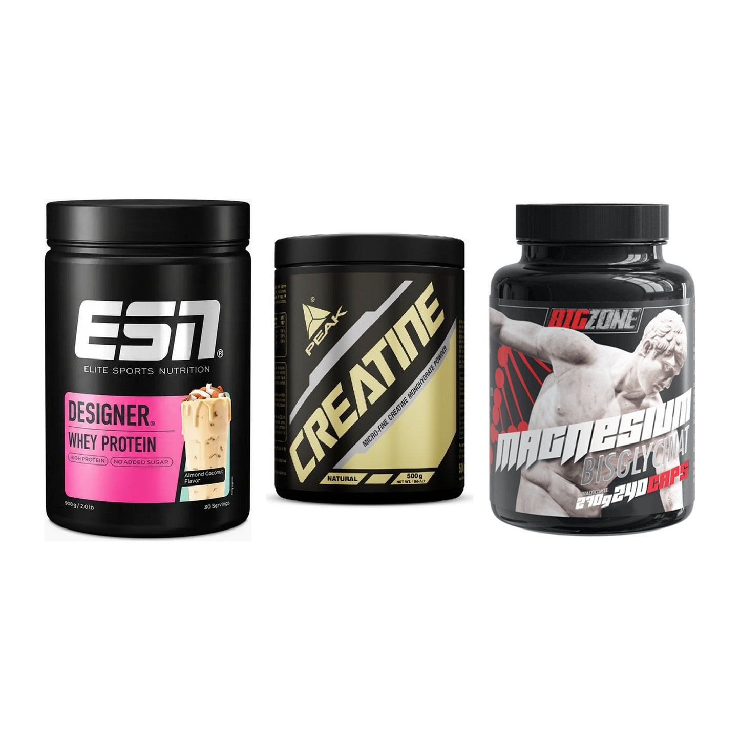 Einsteiger-Set: ESN Designer + Peak Creatin + Big Zone Magnesi – alle enthaltenen Artikel