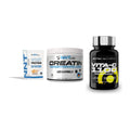 Einsteiger-Set: NNT Whey + NNT Creatin 1000 mg + Scitec Vitamin C 1100 – alle enthaltenen Artikel