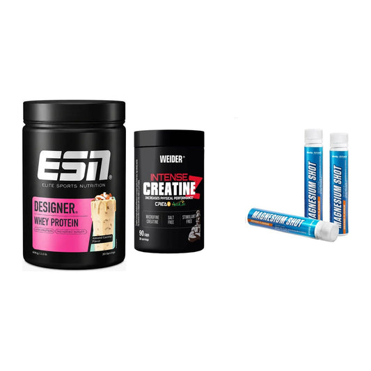 Einsteiger-Set: ESN Designer + Weider Intense + Body Attack – alle enthaltenen Artikel