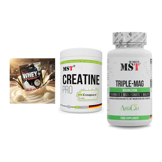 Einsteiger-Set: Sinob Honest + MST Creatin Pro + MST Tripple Mag – alle enthaltenen Artikel