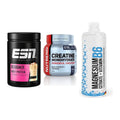 Einsteiger-Set: ESN Designer + Nutrend Creatine + MST Magnesium B6 – alle enthaltenen Artikel