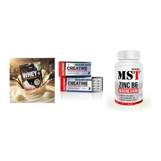 Einsteiger-Set: Sinob Honest + Nutrend Creatine + MST Zinc – alle enthaltenen Artikel