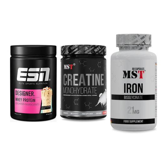 Einsteiger-Set: ESN Designer + MST Creatin + MST Iron Bisglyc – alle enthaltenen Artikel